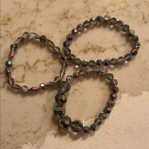 Elegant Multicolor Beaded Bracelet Set